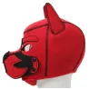 Kinky Puppy Cagoule Puppy Fox Néoprène Rouge-Noir